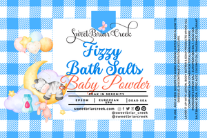Baby Powder Fizzy Bath Salt Soak
