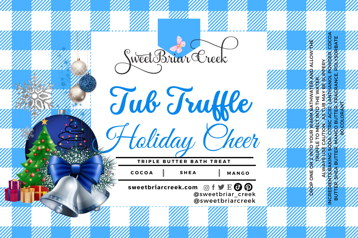 Holiday Cheer Bath Butter Tub Truffles