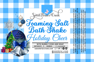 Holiday Cheer Foaming Salt Bath Shake