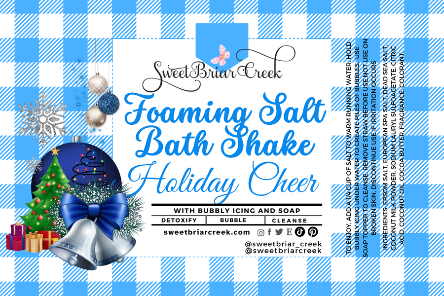 Holiday Cheer Foaming Salt Bath Shake