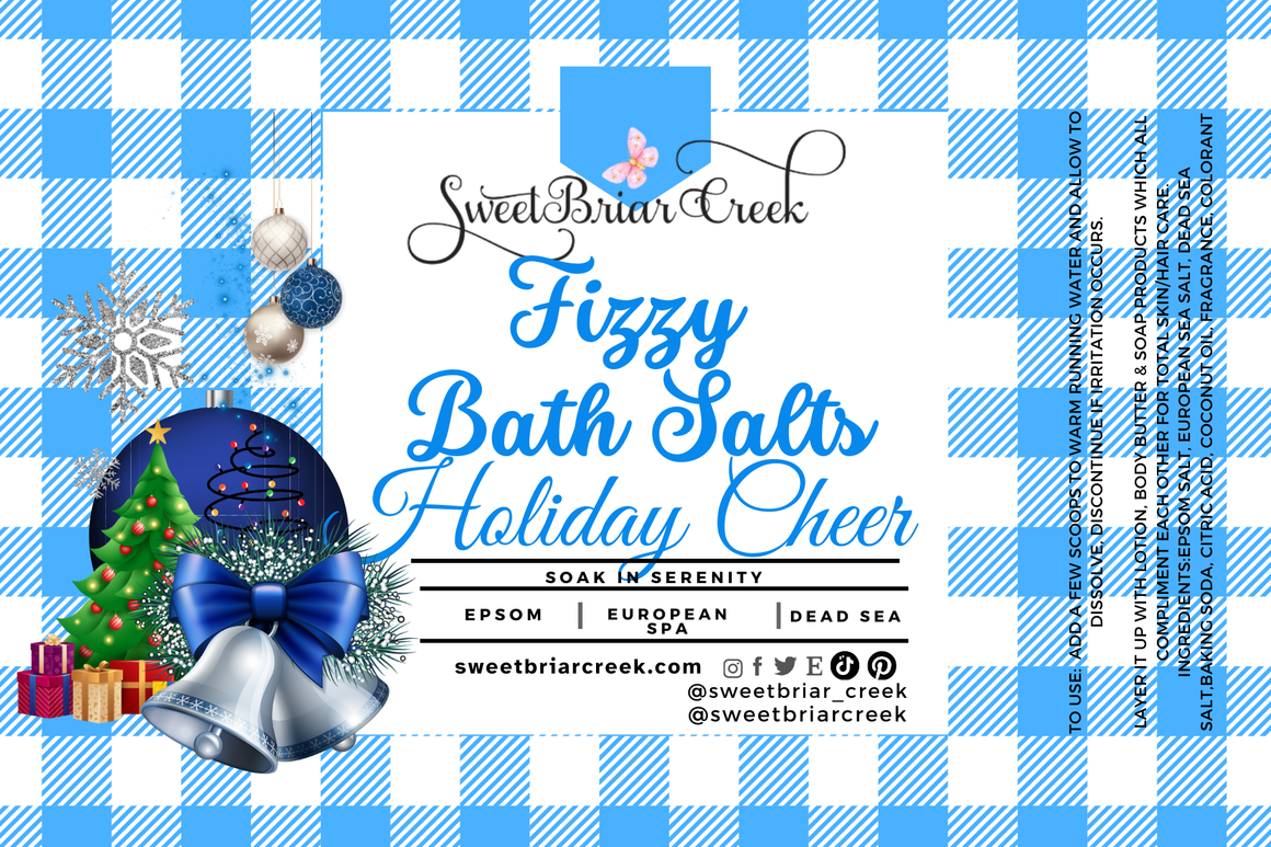 Holiday Cheer Fizzy Bath Salt Soak