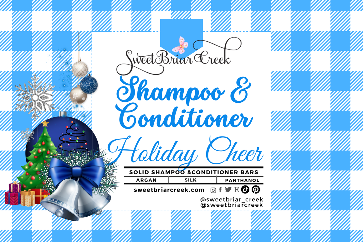 Holiday Cheer Shampoo & Conditioner Bars