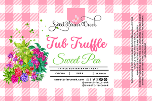 Sweet Pea Bath Butter Tub Truffles