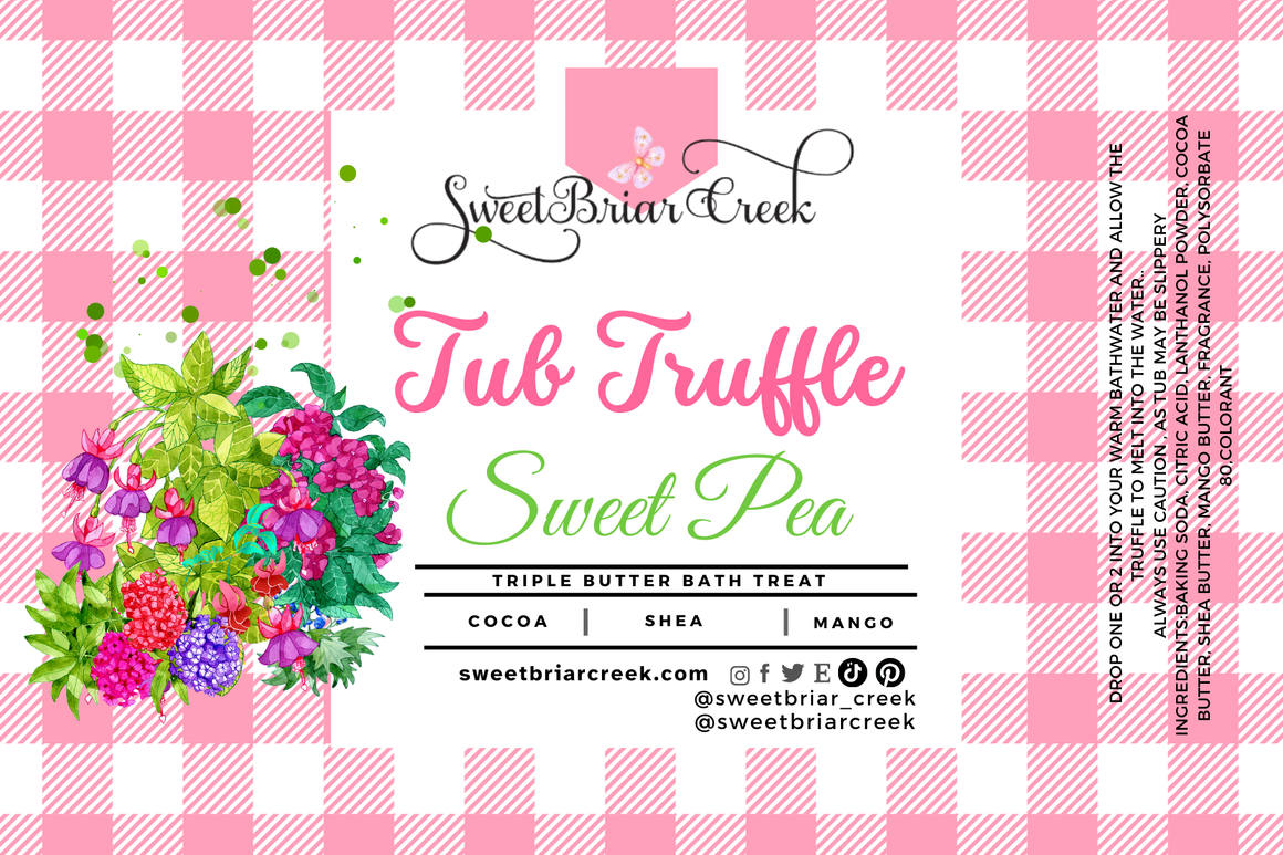 Sweet Pea Bath Butter Tub Truffles