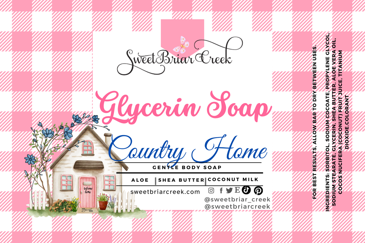Country Home Glycerin Soap Bar