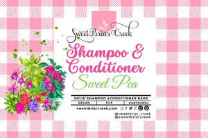 Sweet Pea Shampoo & Conditioner Bars