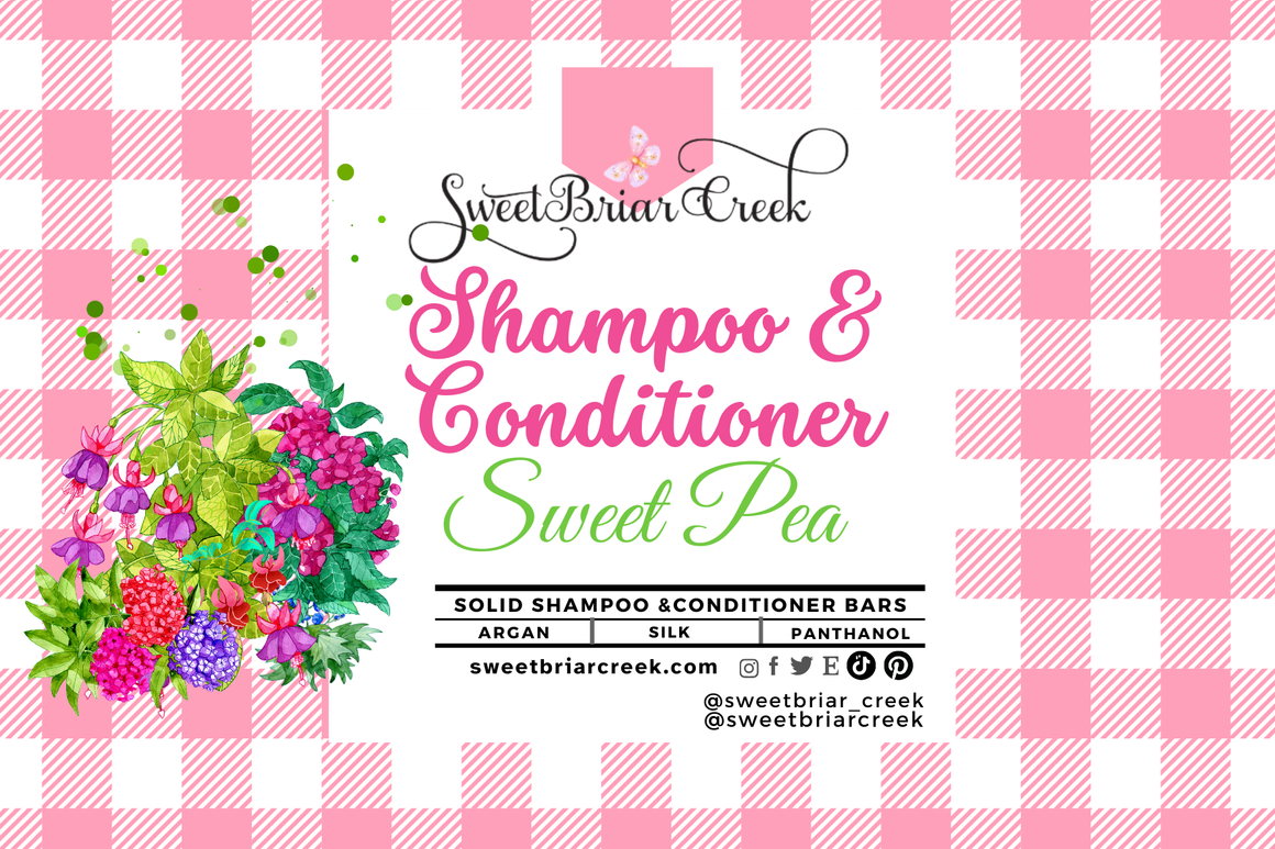 Sweet Pea Shampoo & Conditioner Bars
