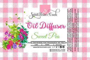 Sweet Pea Hanging Car Diffuser & Refills