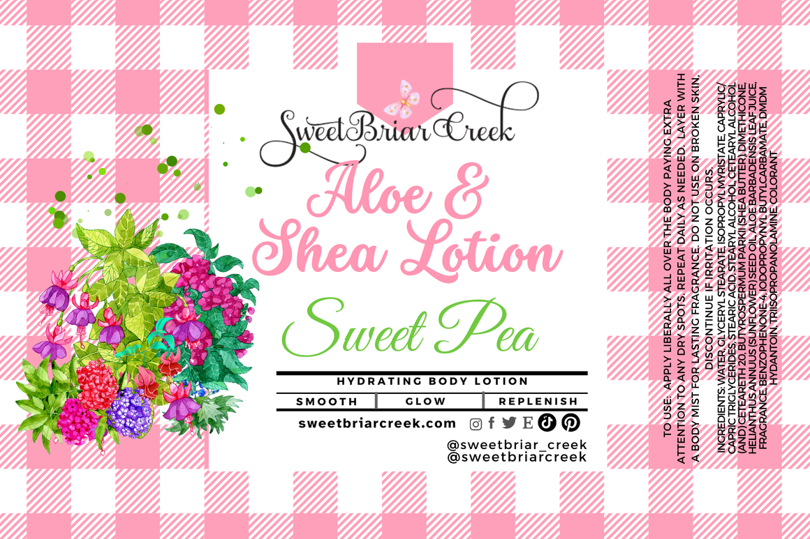 Sweet Pea Shea & Aloe Body Lotion