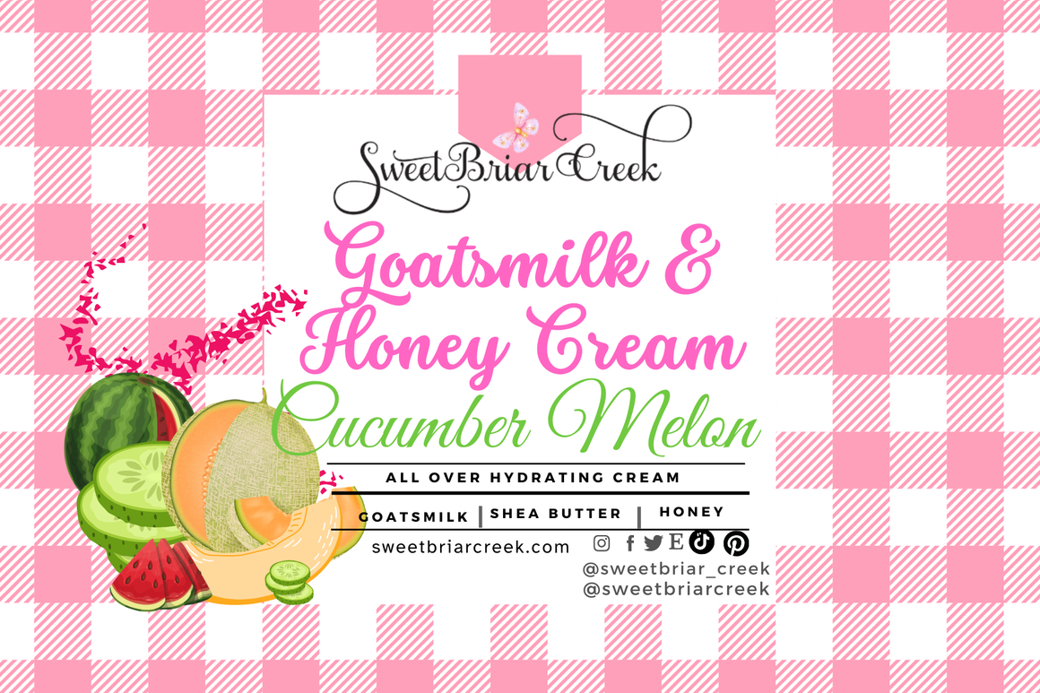 Cucumber Melon Goat Milk & Honey Body Creme