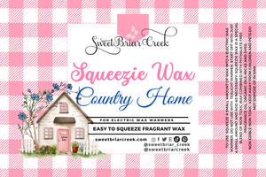 Country Home Squeezie Wax + Scoopable melts for Waxwarmer