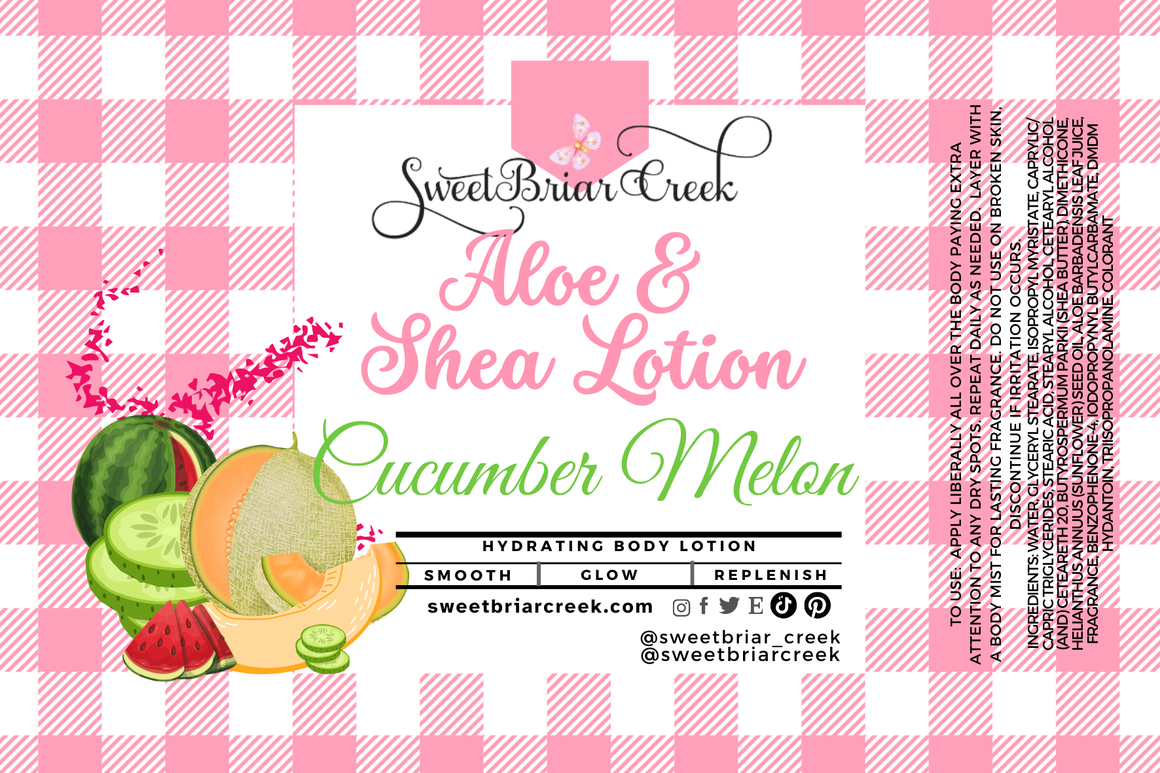 Cucumber Melon Shea & Aloe Body Lotion