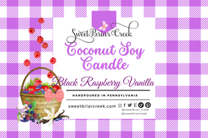 Black Raspberry Vanilla Coconut Soy Candle