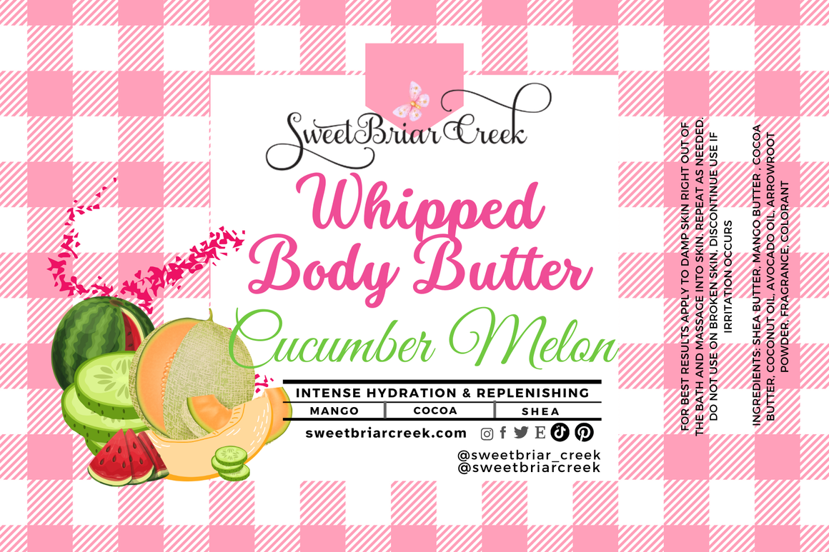 Cucumber Melon Whipped Body Butter