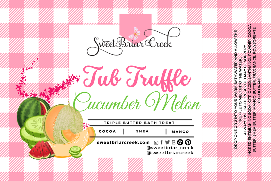 Cucumber Melon Bath Butter Tub Truffles