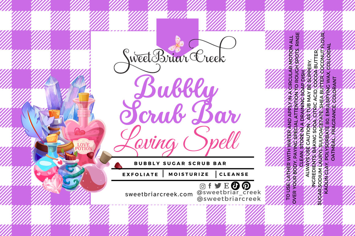 Loving Spell Bubbly Scrub Body Bars