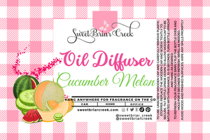 Cucumber Melon Hanging Car Diffuser & Refills