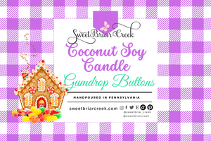 Gumdrop Buttons Coconut Soy Candle