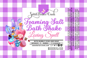 Loving Spell Foaming Salt Bath Shake