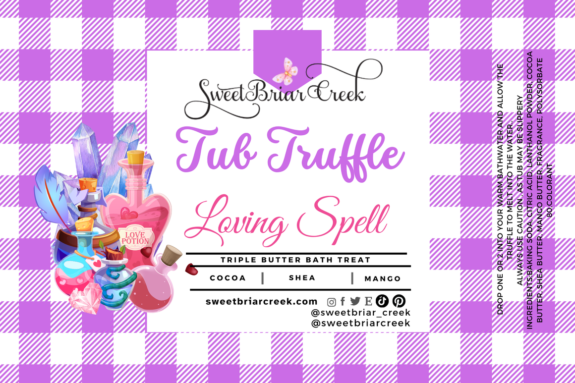 Loving Spell Bath Butter Tub Truffles