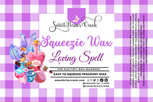 Loving Spell Squeezie Wax + Scoopable melts for Waxwarmer