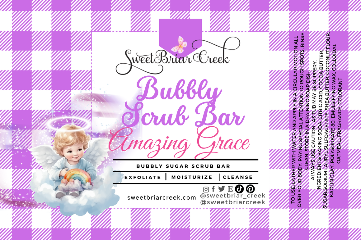 Amazing Grace Bubbly Scrub Body Bars