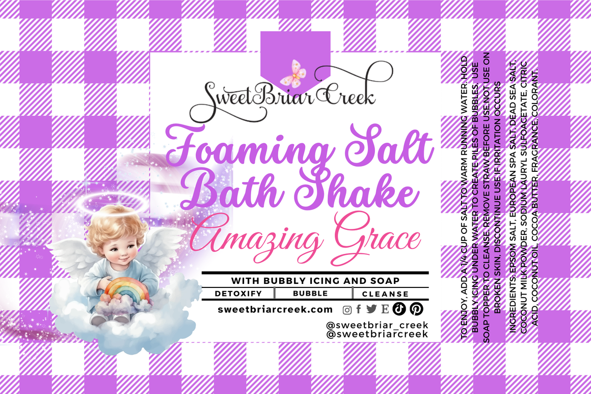 Amazing Grace Foaming Salt Bath Shake