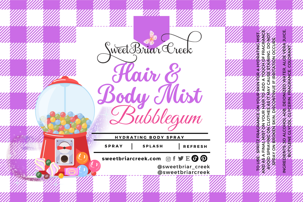 Bubblegum Hair & Body Mist