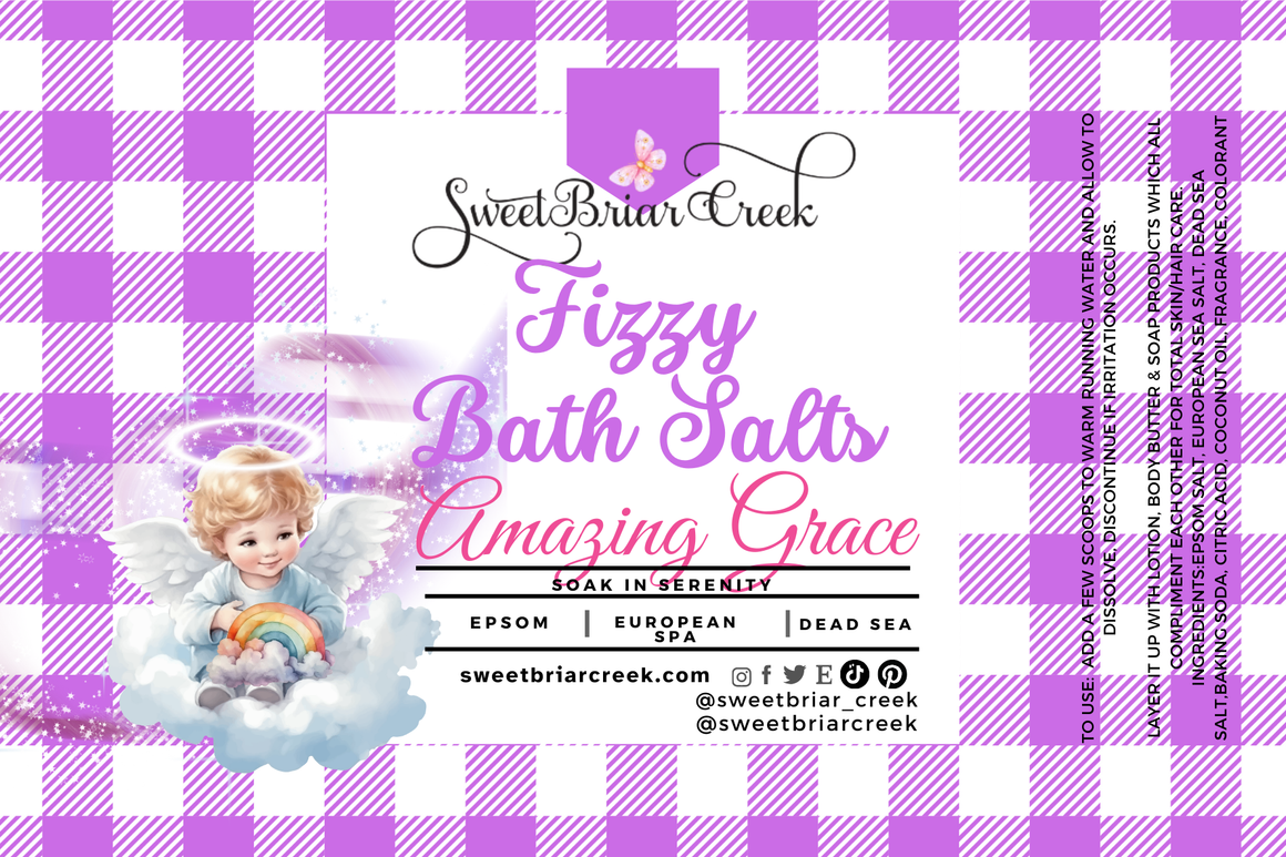 Amazing Grace Fizzy Bath Salt Soak