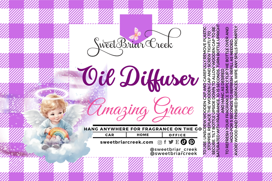 Amazing Grace Hanging Car Diffuser & Refills