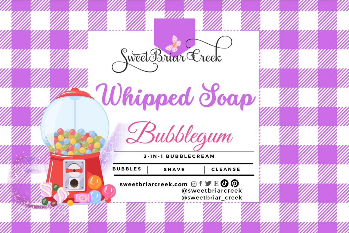 Bubblegum Whipped Soap & Shaving Cream