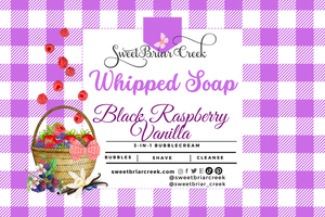 Black Raspberry Vanilla Whipped Soap & Shaving Cream