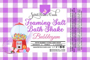Bubblegum Foaming Salt Bath Shake