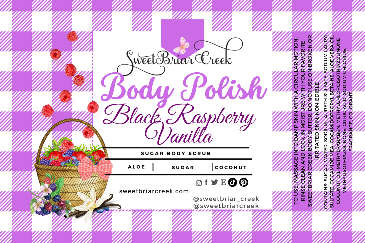 Black Raspberry Vanilla Body Polish