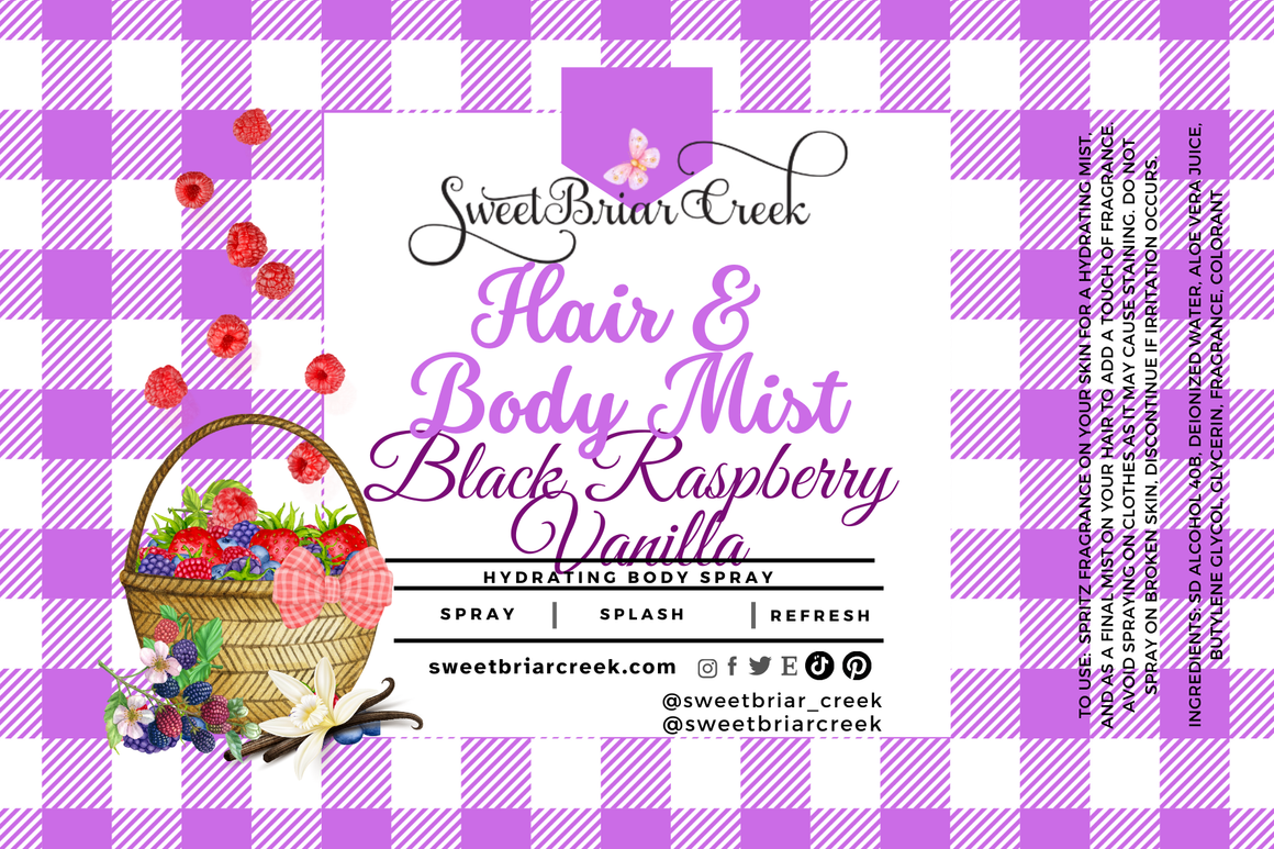 Black Raspberry Vanilla Hair & Body Mist