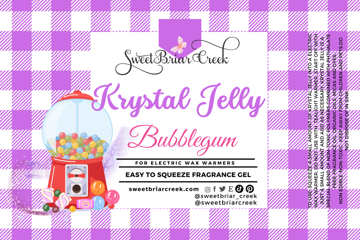 Bubblegum Krystal Jelly Squeeze for wax warmers.