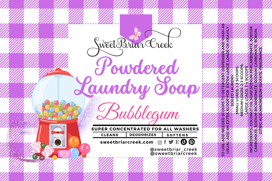 Bubblegum Powdered Laundry Soap