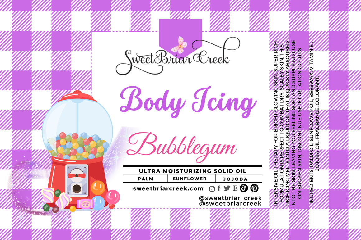 Bubblegum Body Icing