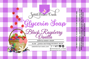 Black Raspberry Vanilla Glycerin Soap Bar