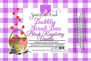 Black Raspberry Vanilla Bubbly Scrub Body Bars