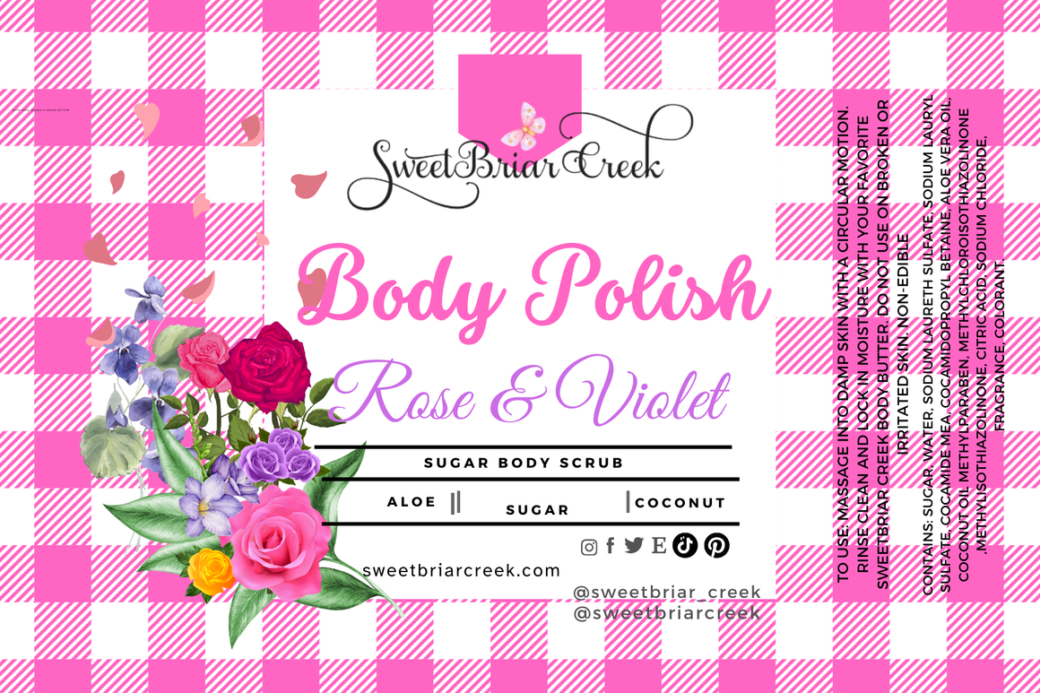 Rose & Violet Body Polish