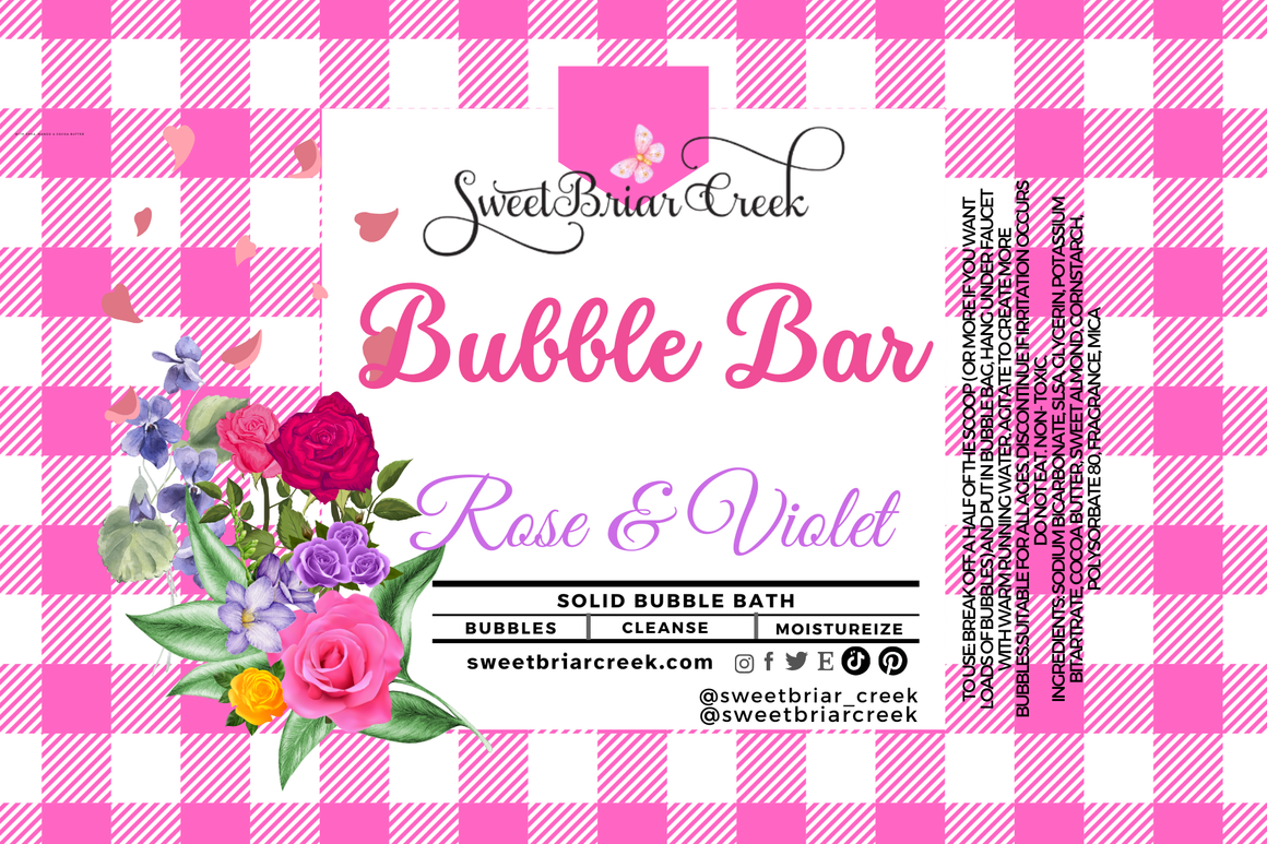 Rose & Violet Bubble Scoop