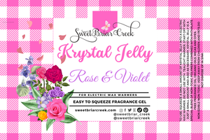 Rose & Violet Krystal Jelly Squeeze for wax warmers.