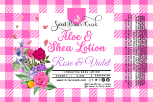 Rose & Violet Shea  & Aloe Body Lotion