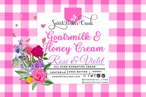 Rose & Violet Goat Milk & Honey Body Creme