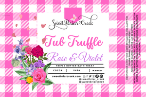 Rose & Violet Bath Butter Tub Truffles
