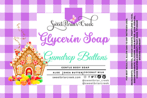 Gumdrop Buttons Glycerin Soap Bar