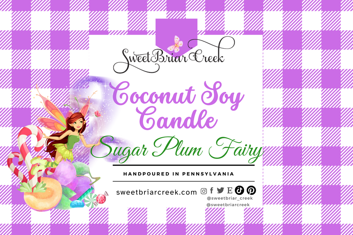 Sugar Plum Fairy Coconut Soy Candle