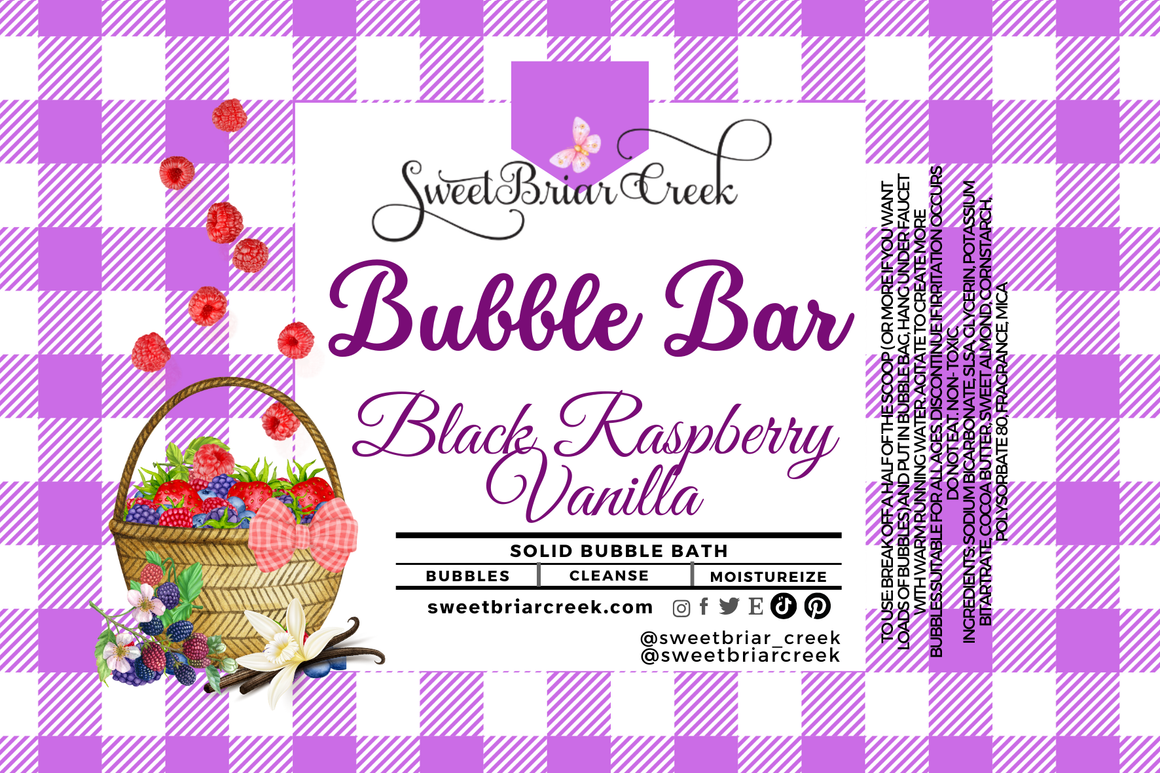 Black Raspberry Vanilla Bubble Scoop
