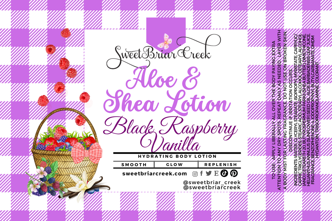 Black Raspberry Vanilla Shea & Aloe Body Lotion